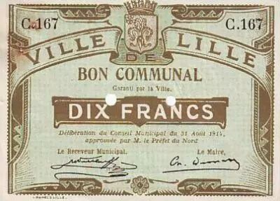 France 10 F Lille 2 trous perfor�s
