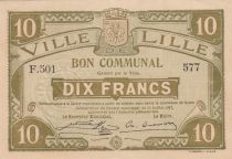 France 10 franc - Lille - 13-07-1913 - Departement 59 - Serial F.501