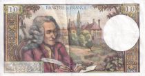 France 10 Francs  - Voltaire - 08-11-1973 - Serial O.926 - VF to XF - P.147