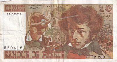France 10 Francs - Berlioz - 01-07-1976 - S�rie R.289