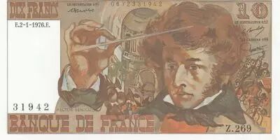 France 10 Francs - Berlioz - 02-01-1976 - S�rie Z.269 - F.63.16