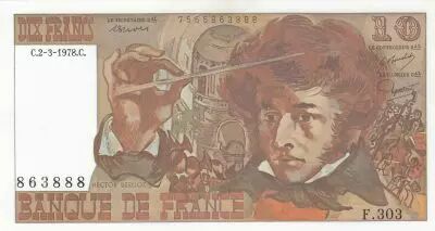 France 10 Francs - Berlioz - 02-03-1978 - S�rie F.303