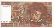 France 10 Francs - Berlioz - 03-03-1977 - Serial F.296 - P.150