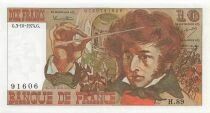 France 10 Francs - Berlioz - 03-10-1974 - Serial H.89