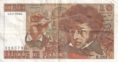 France 10 Francs - Berlioz - 05-01-1976 - S�rie R.285