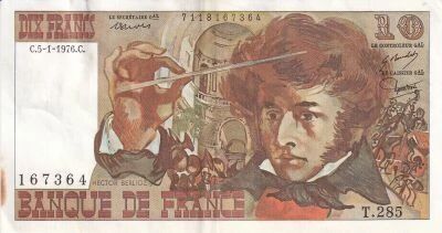 France 10 Francs - Berlioz - 05-01-1976 - T.285