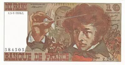 France 10 Francs - Berlioz - 05.01.1976 - Serial Z.285