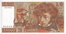 France 10 Francs - Berlioz - 06-02-1975 - Serial U.136 - P.45