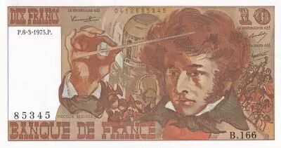 France 10 Francs - Berlioz - 06-03-1975 - Serial B.166 - P.45