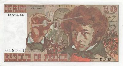 France 10 Francs - Berlioz - 06-07-1978 - S�rie D.305