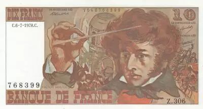 France 10 Francs - Berlioz - 06-07-1978 - S�rie Z.306