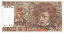 France 10 Francs - Berlioz - 06-11-1975 - Serial G.251 - XF - P.150