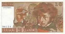 France 10 Francs - Berlioz - 06-12-1973 - Without signature - Serial O.13