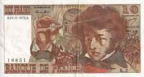 France 10 Francs - Berlioz - 23-11-1972 - Serial K.2 - P.150