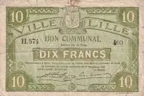 France 10 francs - City of Lille - 15-12-1917 - Série H 574 - 403