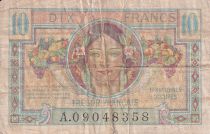 France 10 Francs - Head of woman - 1947 - VG+ - P.7