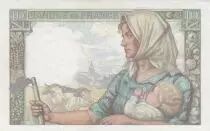 France 10 Francs - Miner - 26-11-1942 - Serial Q.20