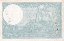 France 10 Francs - Minerva - 09-01-1941 - Serial A.83677 - P.73