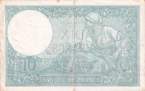 France 10 Francs - Minerva - 09-01-1941 - Serial L.83708-924 - P.73