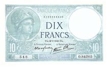 France 10 Francs - Minerva - 16.01.1941 - Série O.84203 - Fay.07.10