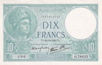 France 10 Francs - Minerva - 24-10-1940 - Serial Q.78433 - P.73