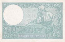 France 10 Francs - Minerva - 24-10-1940 - Serial Q.78433 - P.73