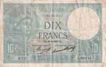 France 10 Francs - Minerva - 25-02-1937 - Serial L.68115 - F - P.73