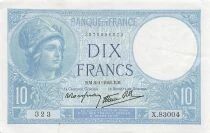 France 10 Francs - Minerve - 02-01-1941 - S&eacute;rie X.83004