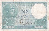 France 10 Francs - Minerve - 07-09-1939 - Série F.71424 - F.07.06
