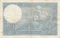 France 10 Francs - Minerve - 13-10-1917 - S&eacute;rie E.4341 - F.06.02a
