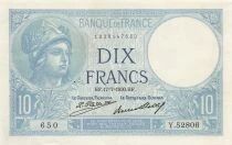 France 10 Francs - Minerve - 17-07-1930 - S&eacute;rie Y.52806