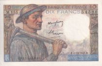 France 10 Francs - Mineur - 04-12-1947 - Série M.155 - F.08.19