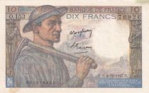 France 10 Francs - Mineur - 04-12-1949 - Série O.153 - F.08.19