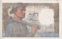 France 10 Francs - Mineur - 07-04-1949 - Série O.190 - F.08.21