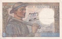 France 10 Francs - Mineur - 09-01-1947 - Série C.128 - F.08.17