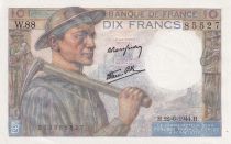 France 10 Francs - Mineur - 22-06-1944 - Série W.88 - F.08.12
