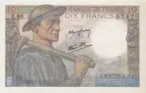 France 10 Francs - Mineur - 22-06-1944 - Série Z.96