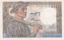 France 10 Francs - Mineur - 30-06-1949 - Série W.196 - F.08.22