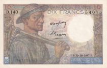 France 10 Francs - Mineur - 30-10-1947 - Série B.140 - F.08.18