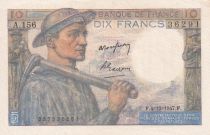 France 10 Francs - Minor - 04-12-1947 - Serial A.156 - P.99