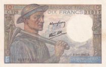France 10 Francs - Minor - 09-01-1947 - Serial C.128-31317 -  P.99