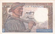 France 10 Francs - Minor - 10-03-1949 - Serial E.165
