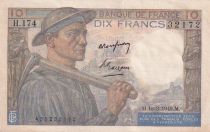 France 10 Francs - Minor - 10-03-1949 - Serial H.174 - P.99