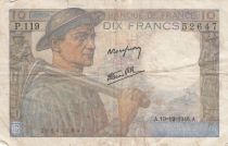 France 10 Francs - Minor - 19-12-1946 - Serial P.119