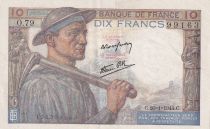 France 10 Francs - Minor - 20-01-1944 - Serial O.79 -  P.99