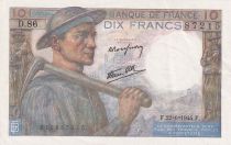 France 10 Francs - Minor - 22-06-1944 - Serial D.86