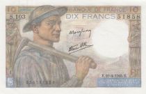 France 10 Francs - Minor - 26-04-1945 - Serial S.103 - P.99