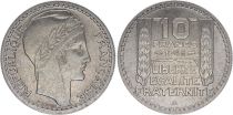 France 10 Francs - Type Turin - Rameaux courts  grosse tête - France 1946 B (SUP)