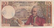 France 10 Francs - Voltaire - 04-02-1971 - Série L.666 - F.62.49