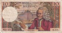 France 10 Francs - Voltaire - 06-01-1966 - Serial H.215 - P.147